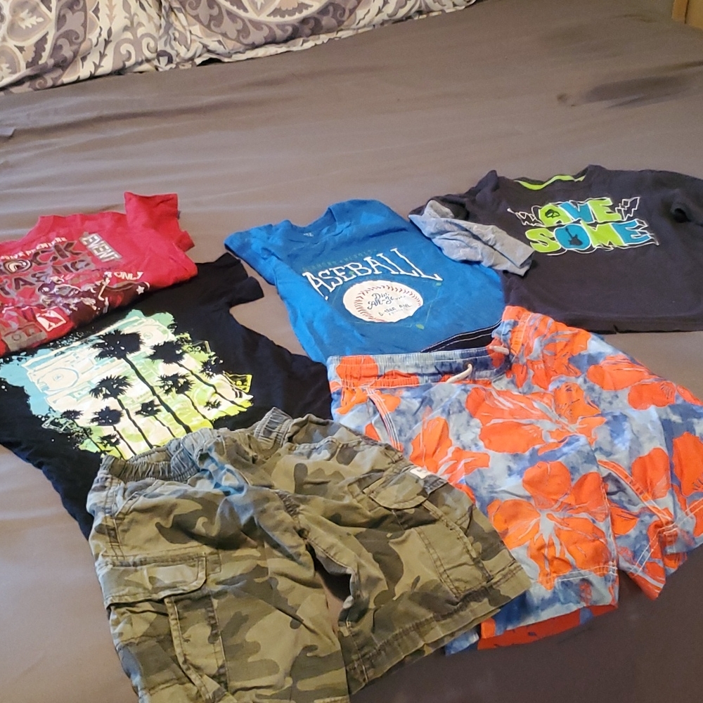 Summer clothes 6-7month old boy summer clothes, assorted name brands,